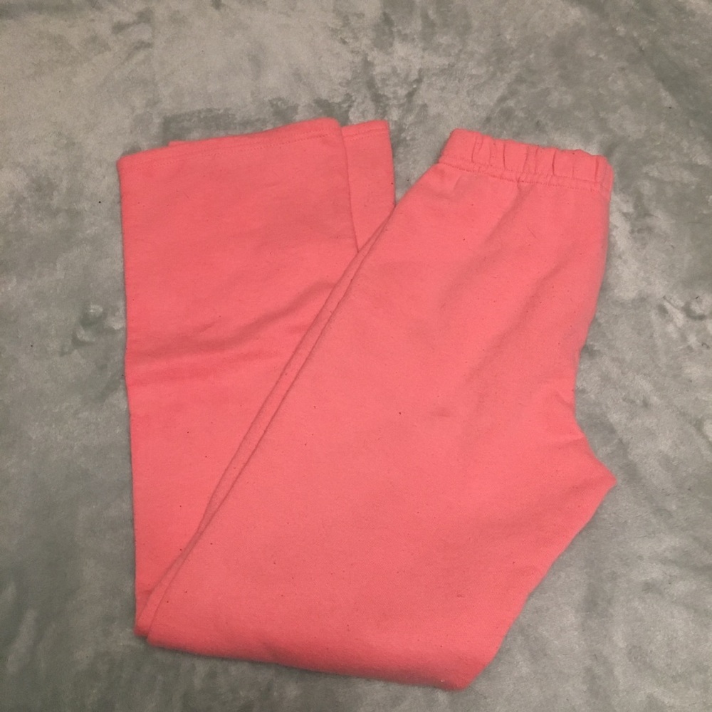 Size large (10/12) kids pink sweats
